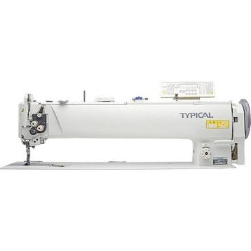 Typical GC20666-L25-D2T3 Otomatik Çift Pabuç Çift İğneli Büyük Mekik Ayak Baskı Ayarlı Dikiş Makinası