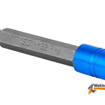 Tyson PH2X65 mm S2 Çeliği Tek Yönlü Mıknatıs Uçlu Bits Uç