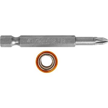Tyson PZ2X65 mm S2 Çeliği Tek Yönlü Mıknatıs Uçlu Bits Uç