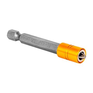 Tyson PZ2X65 mm S2 Çeliği Tek Yönlü Mıknatıs Uçlu Bits Uç