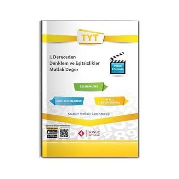 Tyt 1 Dereceden Denklem Ve Eşitsizlikler Mutlak Değer Sonuccedil Yayınları