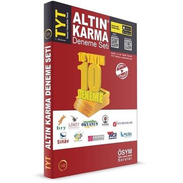 TYT 10 Farklı Yayın 10 Farklı Deneme Altın - Karma Yayınları