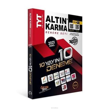 TYT 10 Farklı Yayın 10 Farklı Deneme Altın - Karma Yayınları
