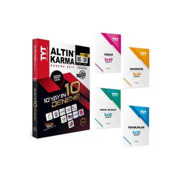 TYT 10 Farklı Yayın 10 Farklı Deneme Altın - Karma Yayınları