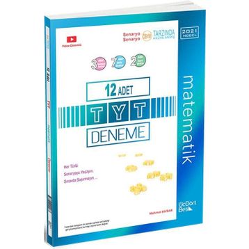 TYT 12'li Matematik Deneme 2021 Model-Üç Dört Beş Yayınları