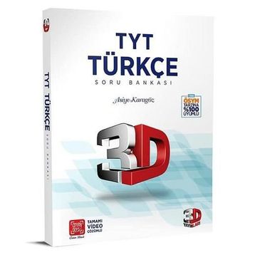 TYT 3D Türkçe Tamamı Video Çözümlü Soru Bankası Çözüm Yayınları