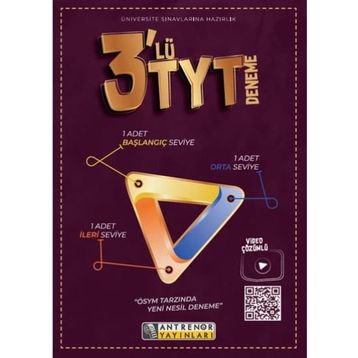 TYT 3`lü Deneme-Antrenör Yayınları