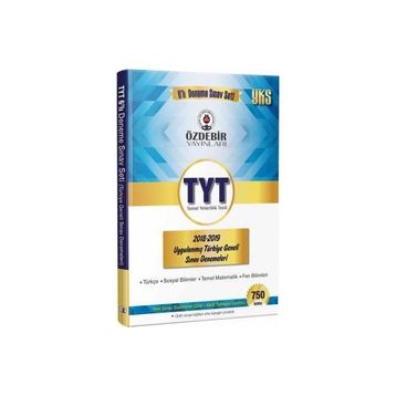 Tyt 6'li Deneme Sınav Seti 2. Set-Özdebir Yayınları