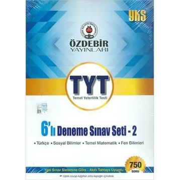Tyt 6'li Deneme Sınav Seti 2. Set-Özdebir Yayınları