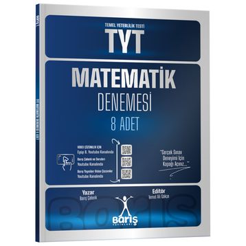 TYT 8 Matematik Denemesi Barış Çelenk Yayınları