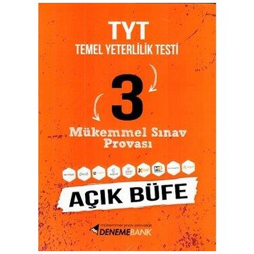 Tyt Açık Büfe 3 Mükemmel Sınav Provası-DenemeBank Yayınları