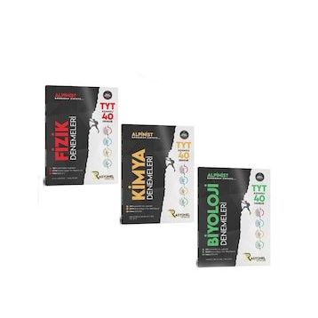 TYT Aşamalı Alpinist 40 Deneme Fizik Kimya ve Biyoloji Seti 3 Kitap - Rasyonel Yayınları