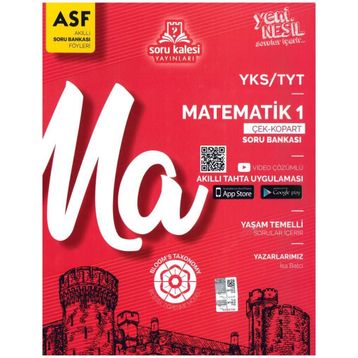 Tyt Asf Matematik 1 Soru Bankası Soru Kalesi Yayınları