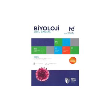 TYT AYT Biyoloji İdes Soru Bankası-Teas Press Yayınları