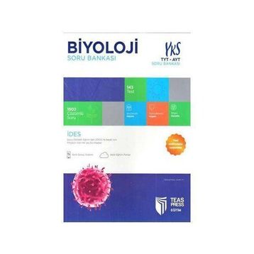 TYT AYT Biyoloji İdes Soru Bankası-Teas Press Yayınları