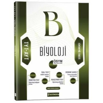 TYT - AYT Biyoloji Soru Bankası