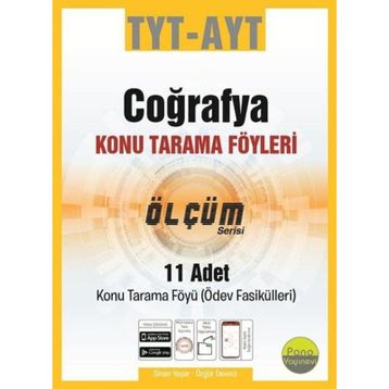 TYT AYT Cografya Tarama Föyleri 11 Fasikül Pano Yayınevi
