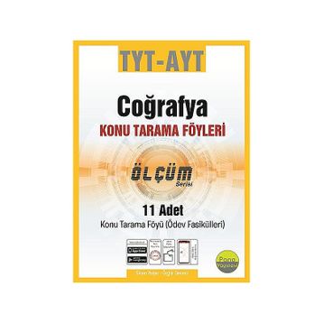 TYT AYT Cografya Tarama Föyleri 11 Fasikül Pano Yayınevi
