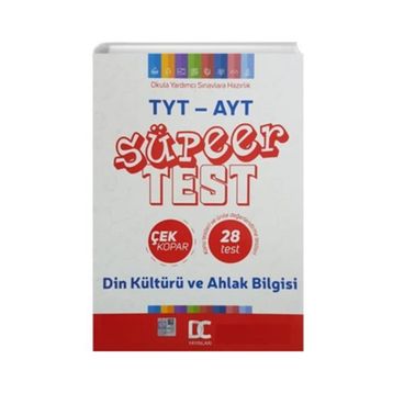 TYT AYT Din Kültürü Ve Ahlak Bilgisi Süper Test Çek Kopar Doğru Cevap Yayınları