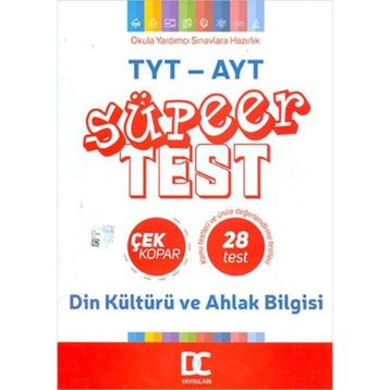 TYT AYT Din Kültürü Ve Ahlak Bilgisi Süper Test Çek Kopar Doğru Cevap Yayınları