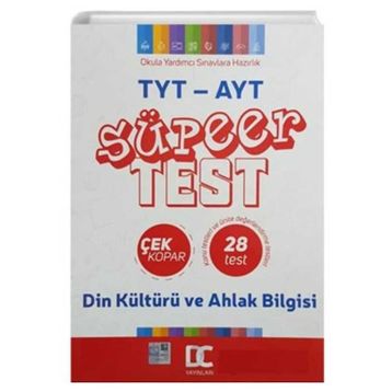 TYT AYT Din Kültürü Ve Ahlak Bilgisi Süper Test Çek Kopar Doğru Cevap Yayınları