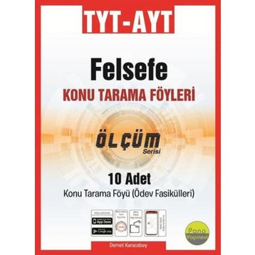 TYT AYT Felsefe Tarama Föyleri 10 Fasikül Pano Yayınevi