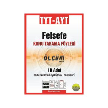 TYT AYT Felsefe Tarama Föyleri 10 Fasikül Pano Yayınevi