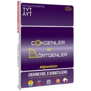TYT AYT Geometri Fasikülleri Çokgenler ve Dörtgenler 2020-2021-Tonguç Akademi Yayınları