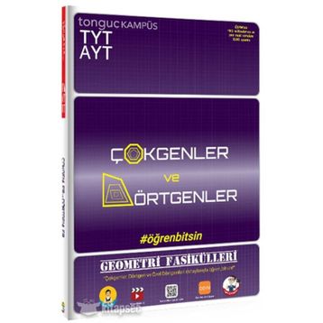 TYT AYT Geometri Fasikülleri Çokgenler ve Dörtgenler 2020-2021-Tonguç Akademi Yayınları