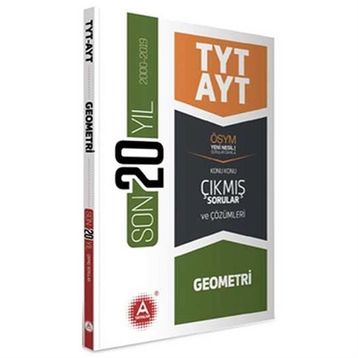 TYT-AYT Geometri Son 20 Yıl Konu Konu Çıkmış Sorular A Yayınları
