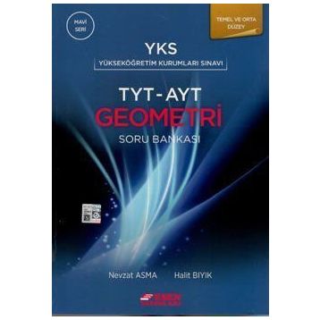 TYT AYT Geometri Soru Bankası Mavi Serisi Esen Yayınları