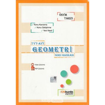 TYT AYT Geometri Soru Bankası Onburda Yayınları