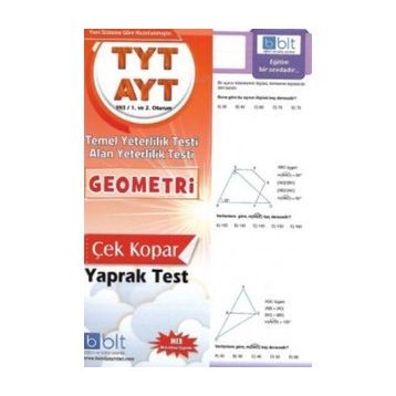 Tyt Ayt Geometri Yaprak Test-Simya Yayınları