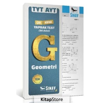 TYT AYT Geometri Yaprak Test - Sınav Yayınları