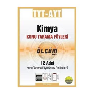 TYT AYT Kimya Tarama Föyleri 12 Fasikül Pano Yayınevi