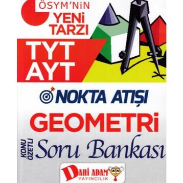 TYT AYT Nokra Atışı Geometri Konu Özetli Soru Bankası Dahi Adam Yayınları
