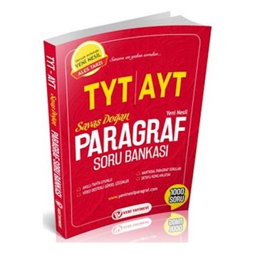 TYT AYT Paragraf Soru Bankası Veri Yayınları