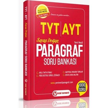 TYT AYT Paragraf Soru Bankası Veri Yayınları