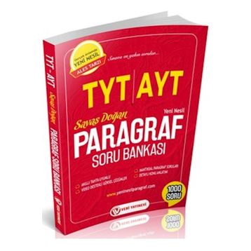 TYT AYT Paragraf Soru Bankası Veri Yayınları
