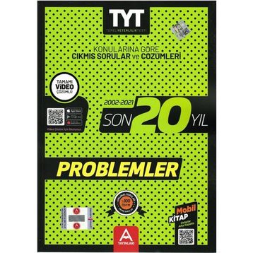 TYT AYT Problemler Son 20 Yıl Soru ve Çözümleri - A Yayınları