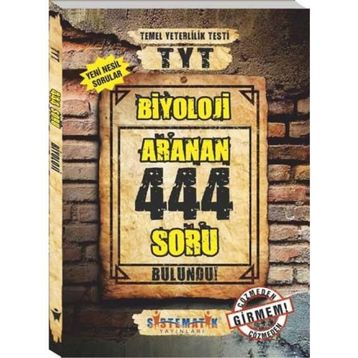 TYT Biyoloji 444 Aranan Soru Sistematik Yayınları