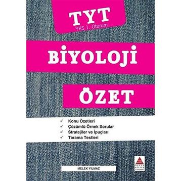 Tyt Biyoloji Özet Melek Yılmaz Delta Kültür Yayınevi