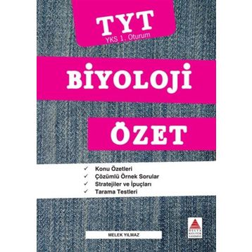 Tyt Biyoloji Özet Melek Yılmaz Delta Kültür Yayınevi