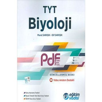 TYT Biyoloji Planlı Ders Föyü PDF Eğitim Vadisi Yayınları