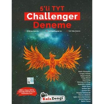 TYT Challenger 5'li Deneme Sınavı - Kafa Dengi Yayınları