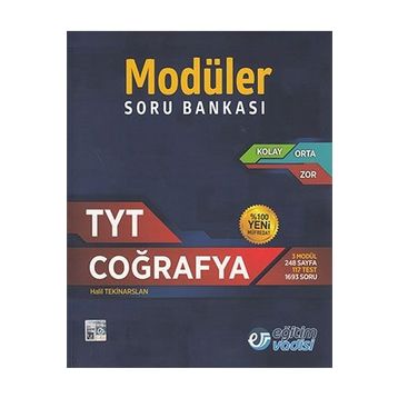 TYT Coğrafya Modüler Soru Bankası Eğitim Vadisi Yayınları