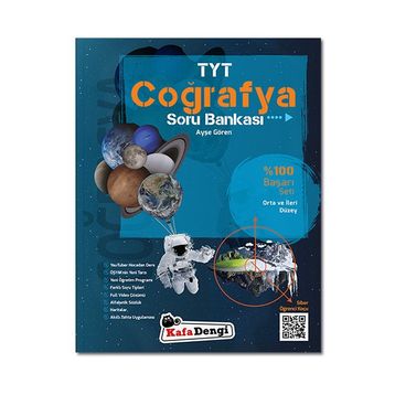 TYT Coğrafya Soru Bankası Yüzde 100 Başarı - Kafa Dengi Yayınları