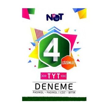 TYT Çözümlü 4 Deneme Binot Yayınları