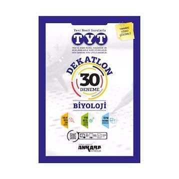 Tyt Dekatlon Biyoloji 30'lu Deneme Seti