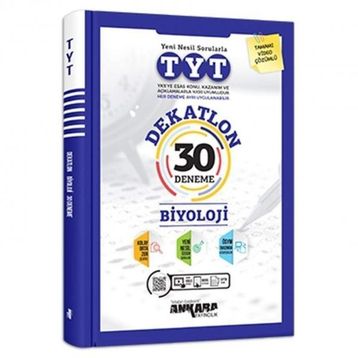 Tyt Dekatlon Biyoloji 30'lu Deneme Seti